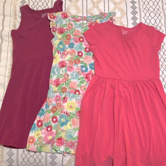 The Children's Place Other - Bundle of three girls dresses 7/8
